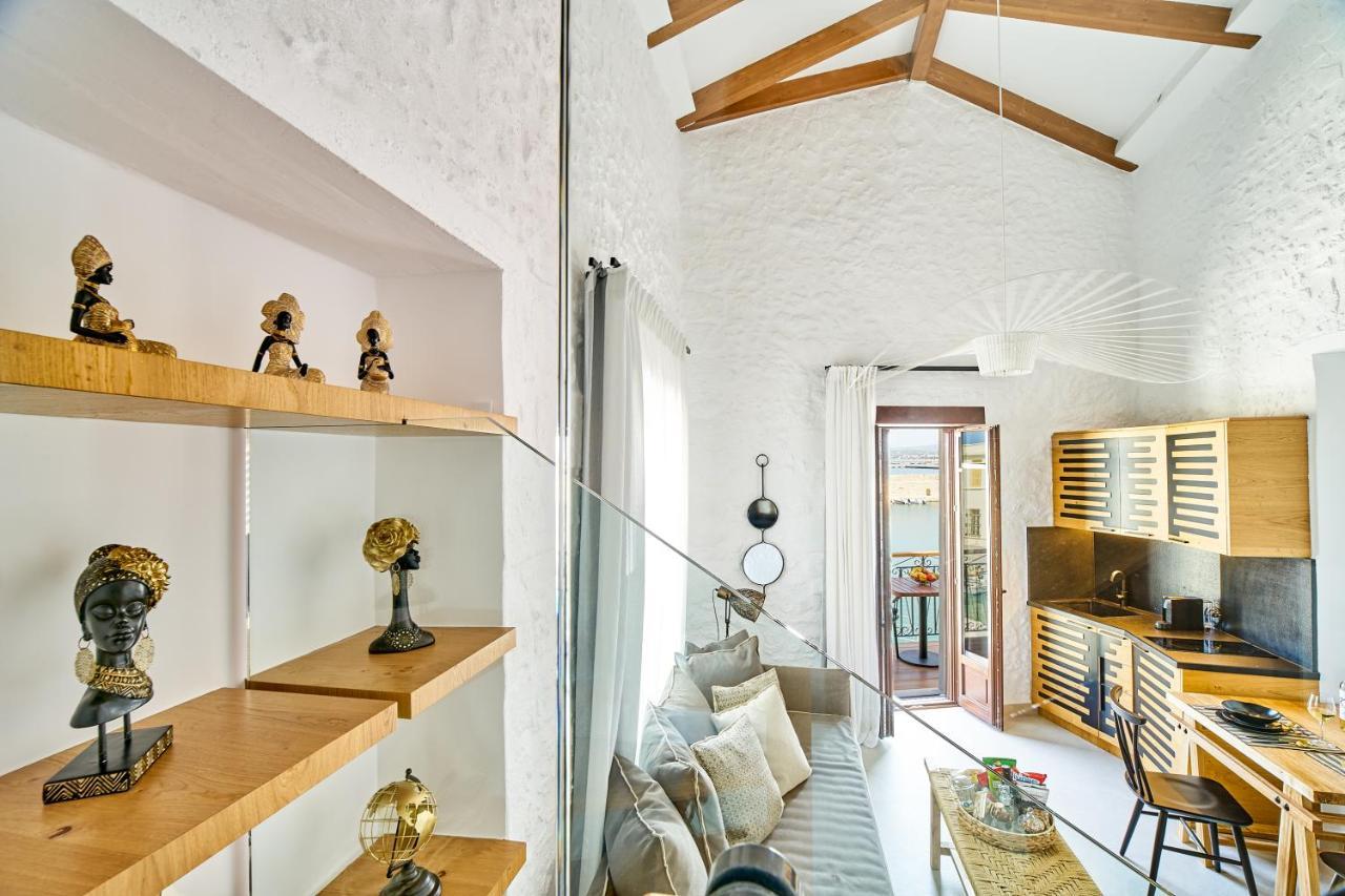 Vista Del Porto Luxury Suites Rethymno  ภายนอก รูปภาพ